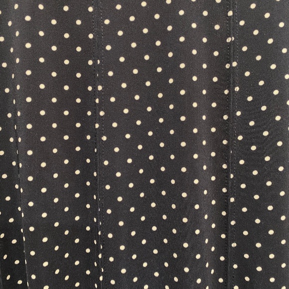 Beautiful Navy with White Polka Dots Dress -NEW! - Picture 4 of 6